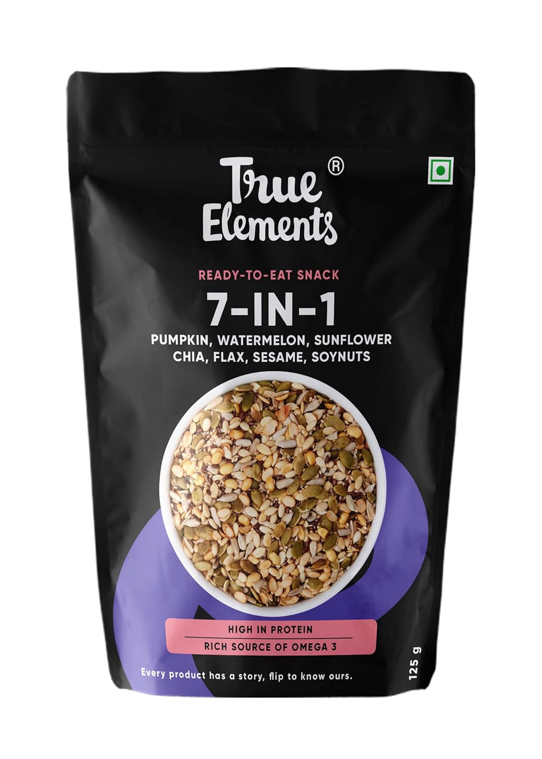 Picture of True Elements 7-in-1 Super Seeds & Nut Mix - 125 GM