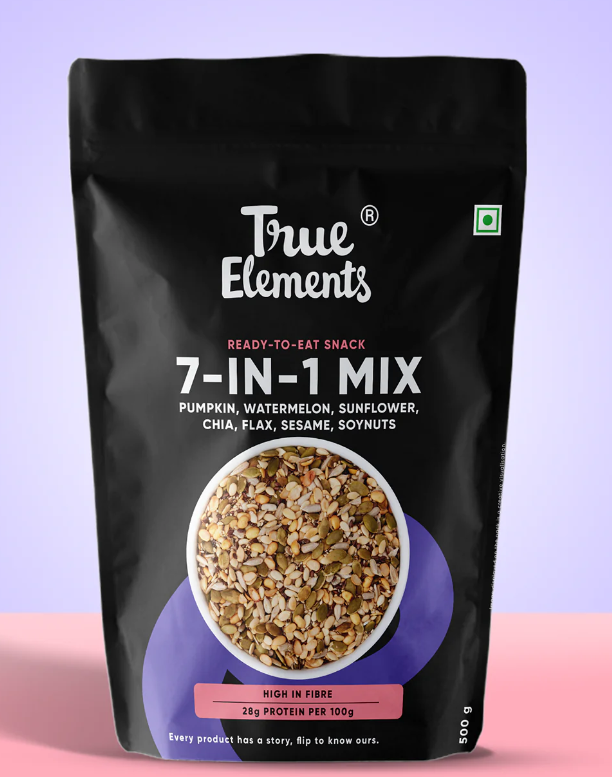 Picture of True Elements 7-in-1 Super Seeds & Nut Mix - 500 GM