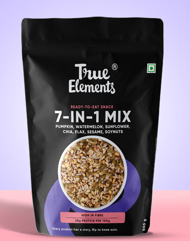 Show details for True Elements 7-in-1 Super Seeds & Nut Mix - 500 GM Picture of True Elements 7-in-1 Super Seeds & Nut Mix - 500 GM