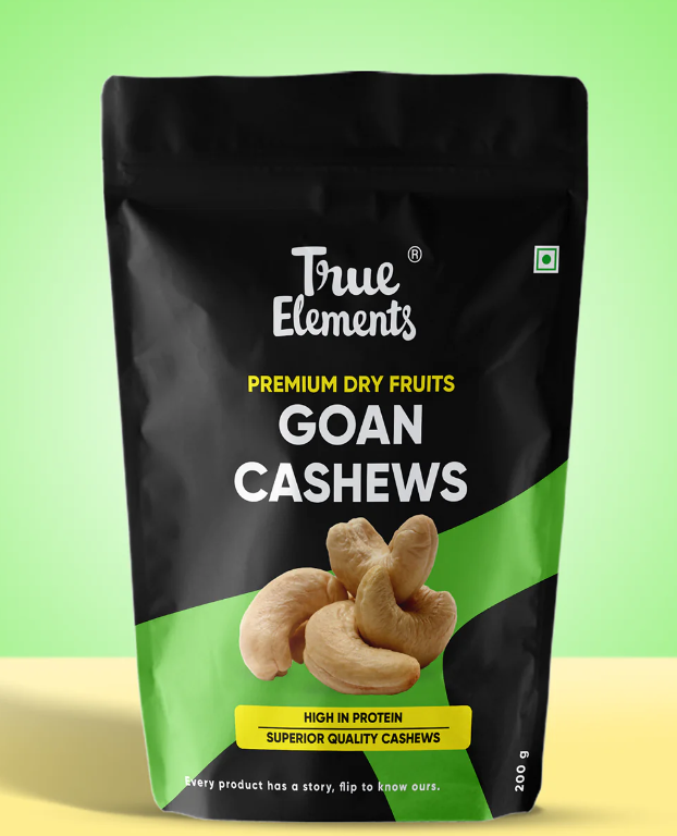 Picture of True Elements Goan Cashews - 200 GM