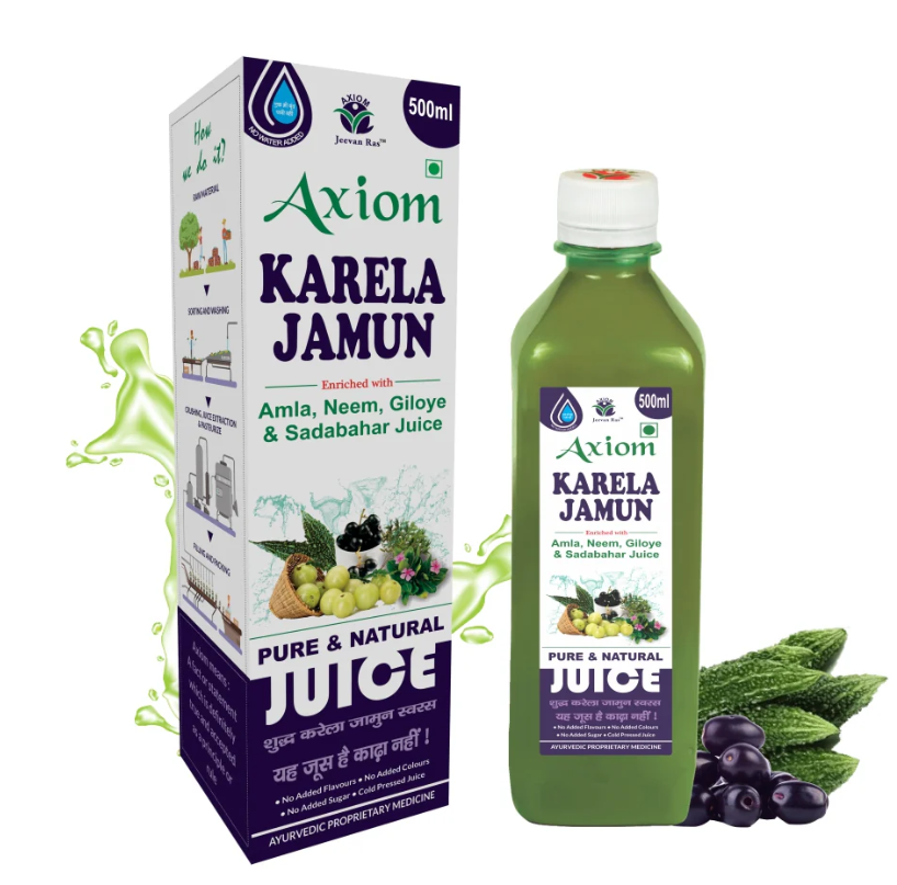 Picture of Axiom Karela Jamun Juice - 500 ML