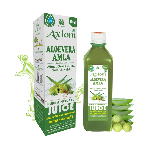 Picture of Axiom Aloevera Amla Juice - 500 ML