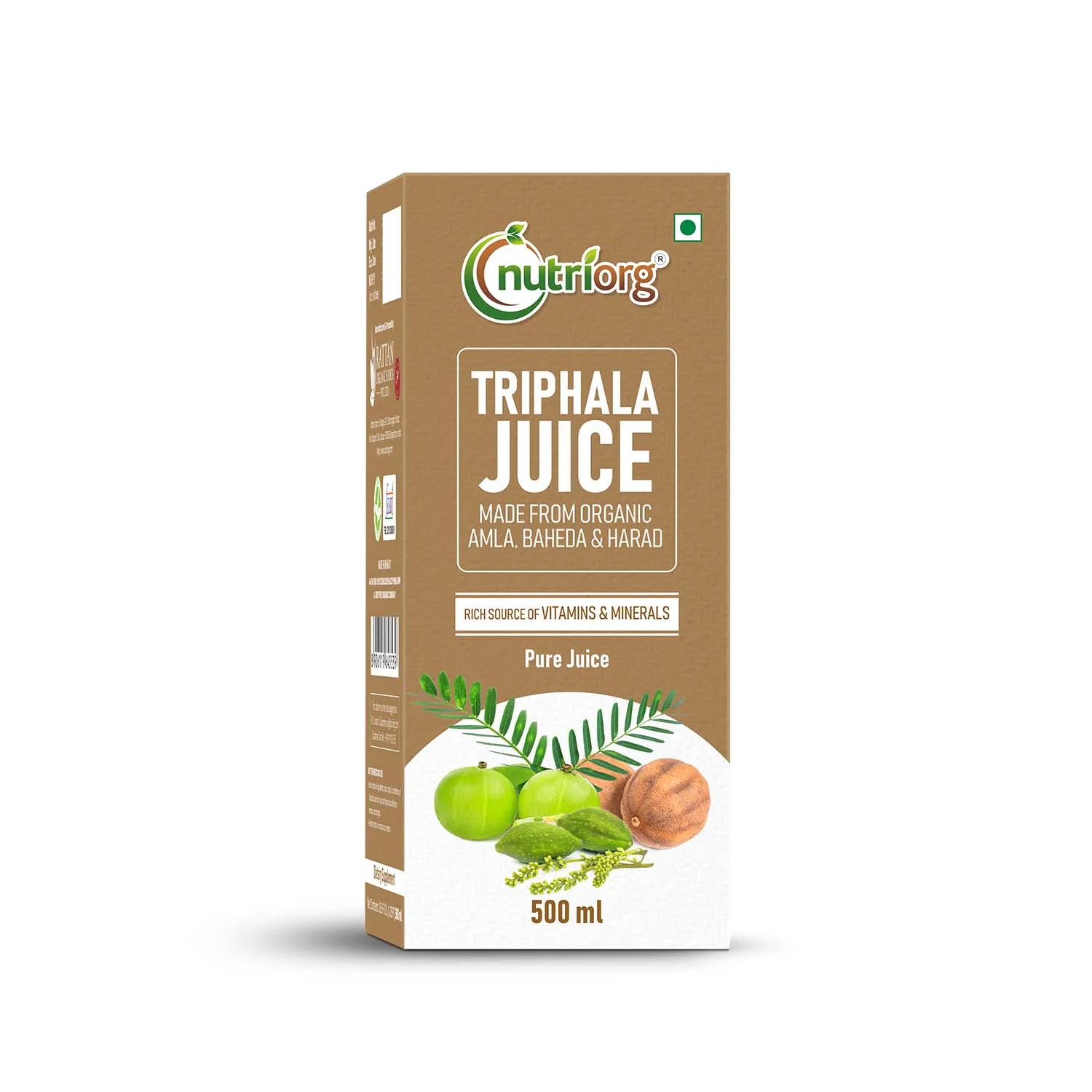 Show details for Nutriorg Triphala Juice - 500 ml Picture of Nutriorg Triphala Juice - 500 ml