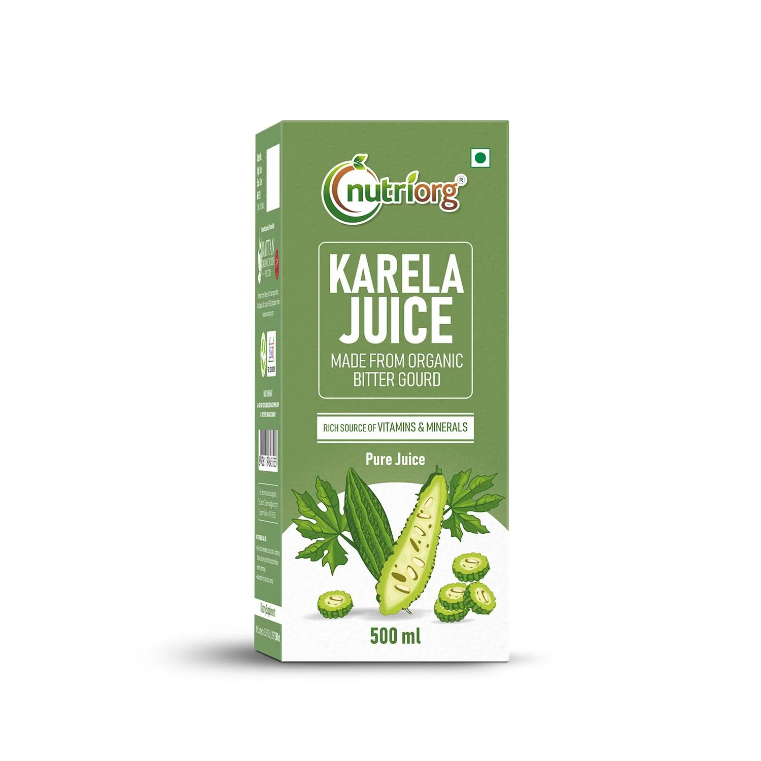 Show details for Nutriorg Karela Juice - 500 ml Picture of Nutriorg Karela Juice - 500 ml