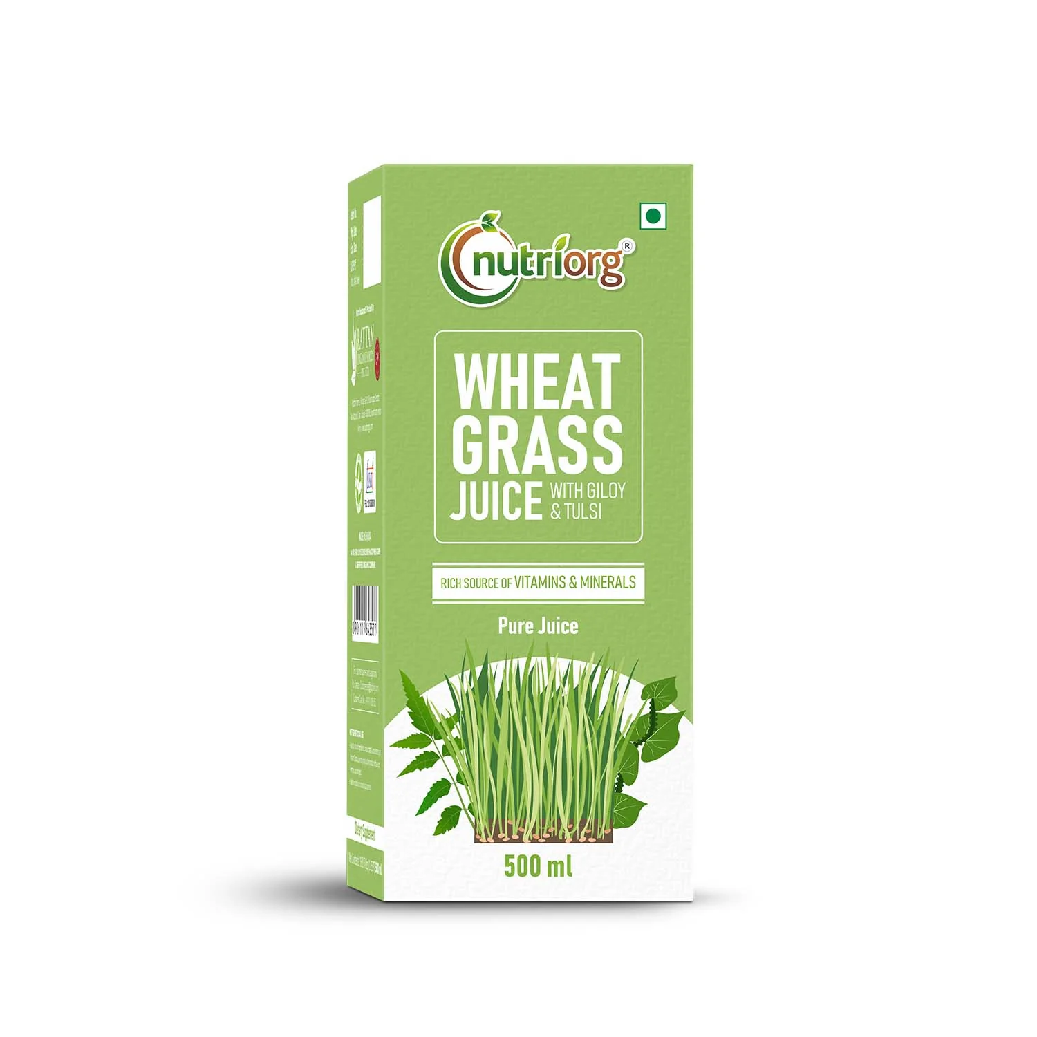 Show details for Nutriorg Wheatgrass Juice - 500 ml Picture of Nutriorg Wheatgrass Juice - 500 ml