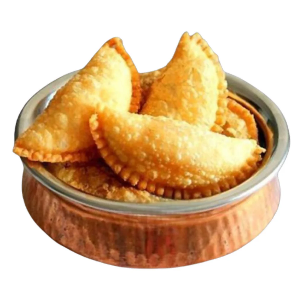 Picture of Godavari Vantillu Kajjikayalu (Crispy Coconut Gujiya/Karanji) - 500 GM