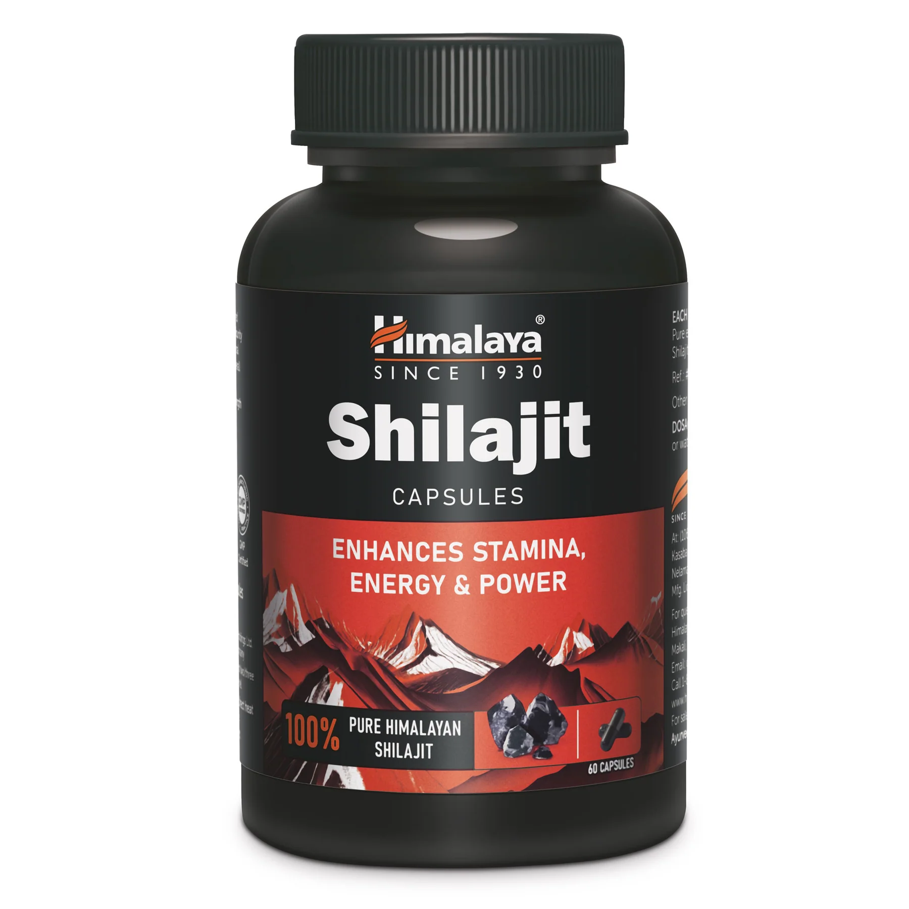 Picture of Himalaya Shilajit Capsules - 60 Caps