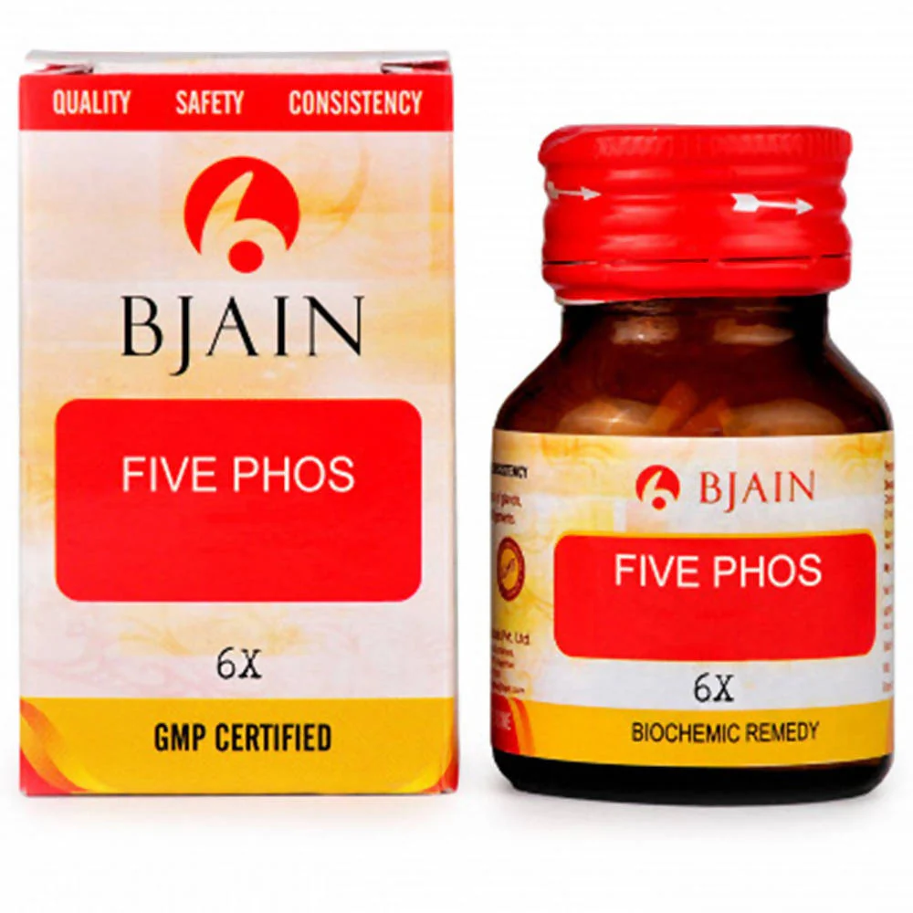 Show details for Bjain Homeopathy Five Phos Biochemic Tablet 6X - 25 GM Picture of Bjain Homeopathy Five Phos Biochemic Tablet 6X - 25 GM