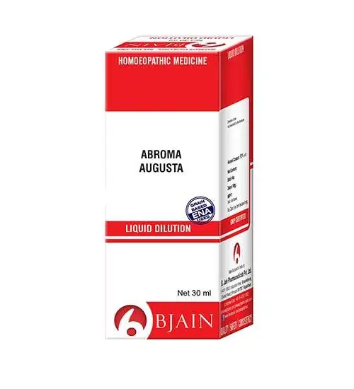 Show details for Bjain Homeopathy Abroma Augusta Dilution - 30 ML Picture of Bjain Homeopathy Abroma Augusta Dilution - 30 ML