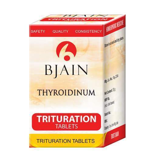 Picture of Bjain Homeopathy Thyroidinum Trituration Tablets