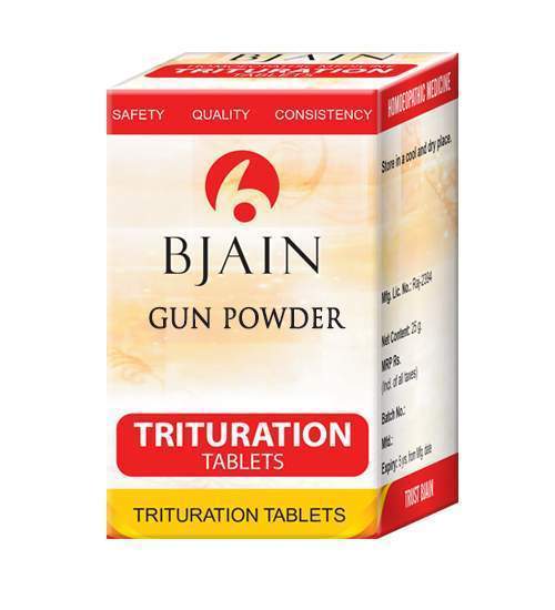 Picture of Bjain Homeopathy Gun Powder Trituration Tablets