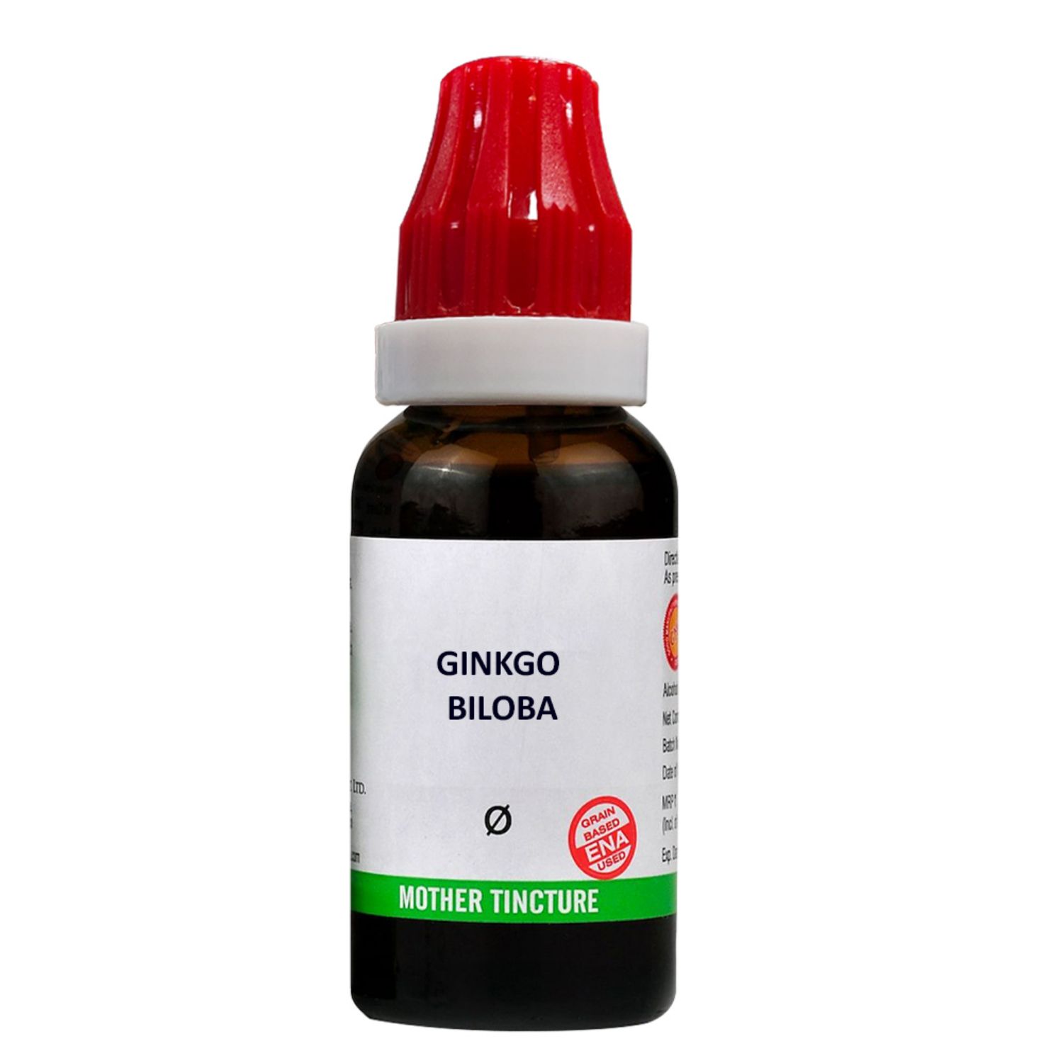 Show details for Bjain Homeopathy Ginkgo Biloba Mother Tincture Q - 30 ML Picture of Bjain Homeopathy Ginkgo Biloba Mother Tincture Q - 30 ML
