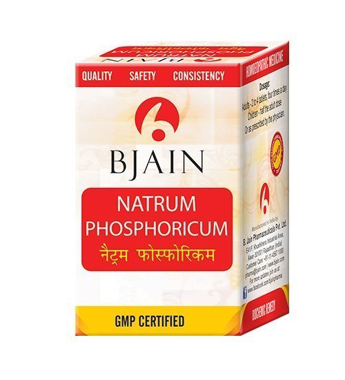 Picture of Bjain Homeopathy Natrum Phosphoricum Biochemic Tablet