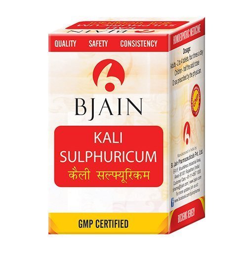 Picture of Bjain Homeopathy Kali Sulphuricum Biochemic Tablet