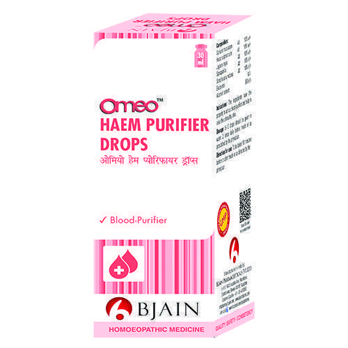 Show details for Bjain Homeopathy Omeo Haem-Purifier Drops - 30 ML Picture of Bjain Homeopathy Omeo Haem-Purifier Drops - 30 ML