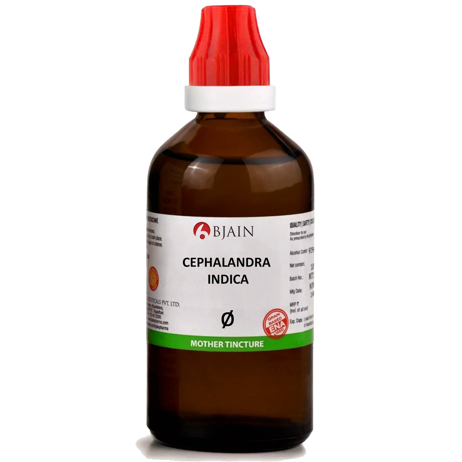 Show details for Bjain Homeopathy Cephalandra Indica Mother Tincture Q - 100 ML Picture of Bjain Homeopathy Cephalandra Indica Mother Tincture Q - 100 ML
