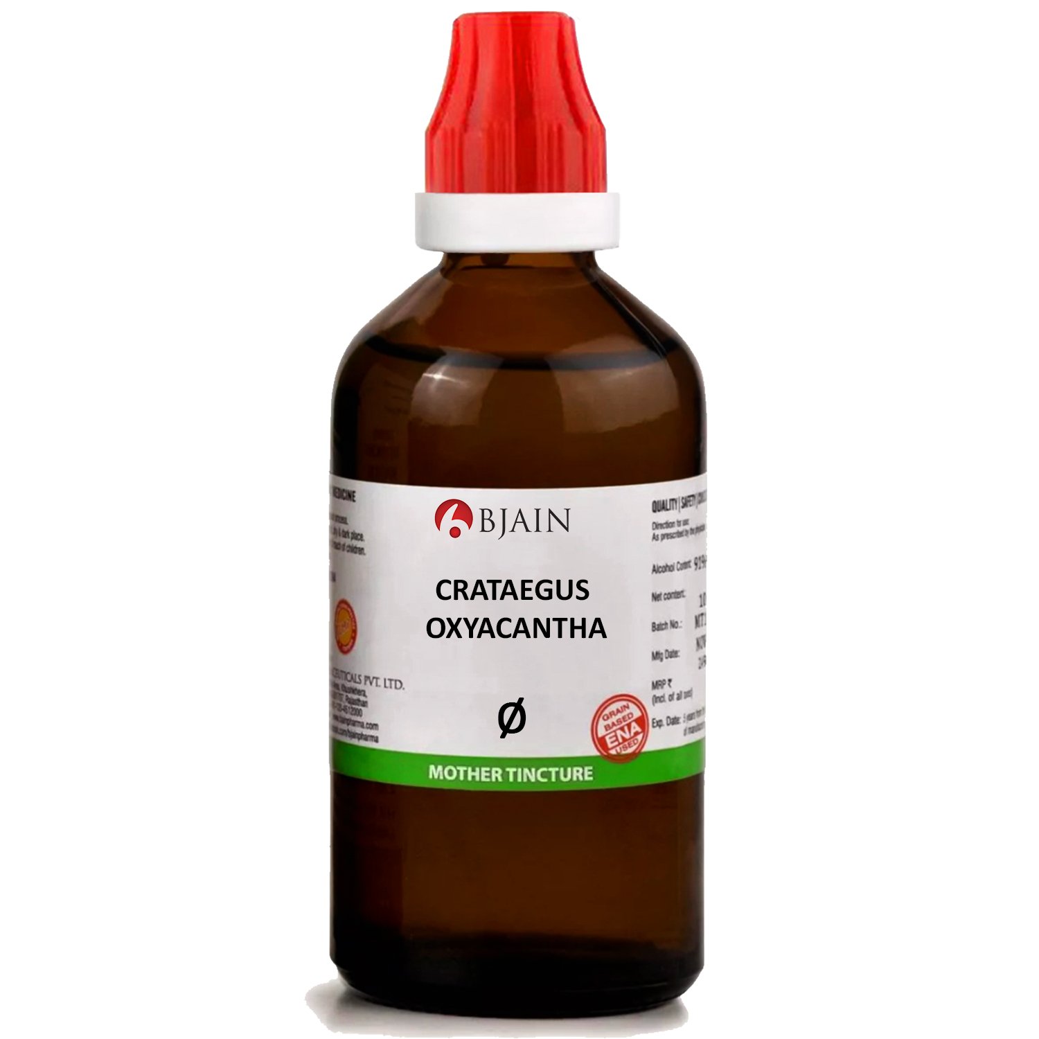 Show details for Bjain Homeopathy Crataegus Oxyacantha Mother Tincture Q - 100 ML Picture of Bjain Homeopathy Crataegus Oxyacantha Mother Tincture Q - 100 ML