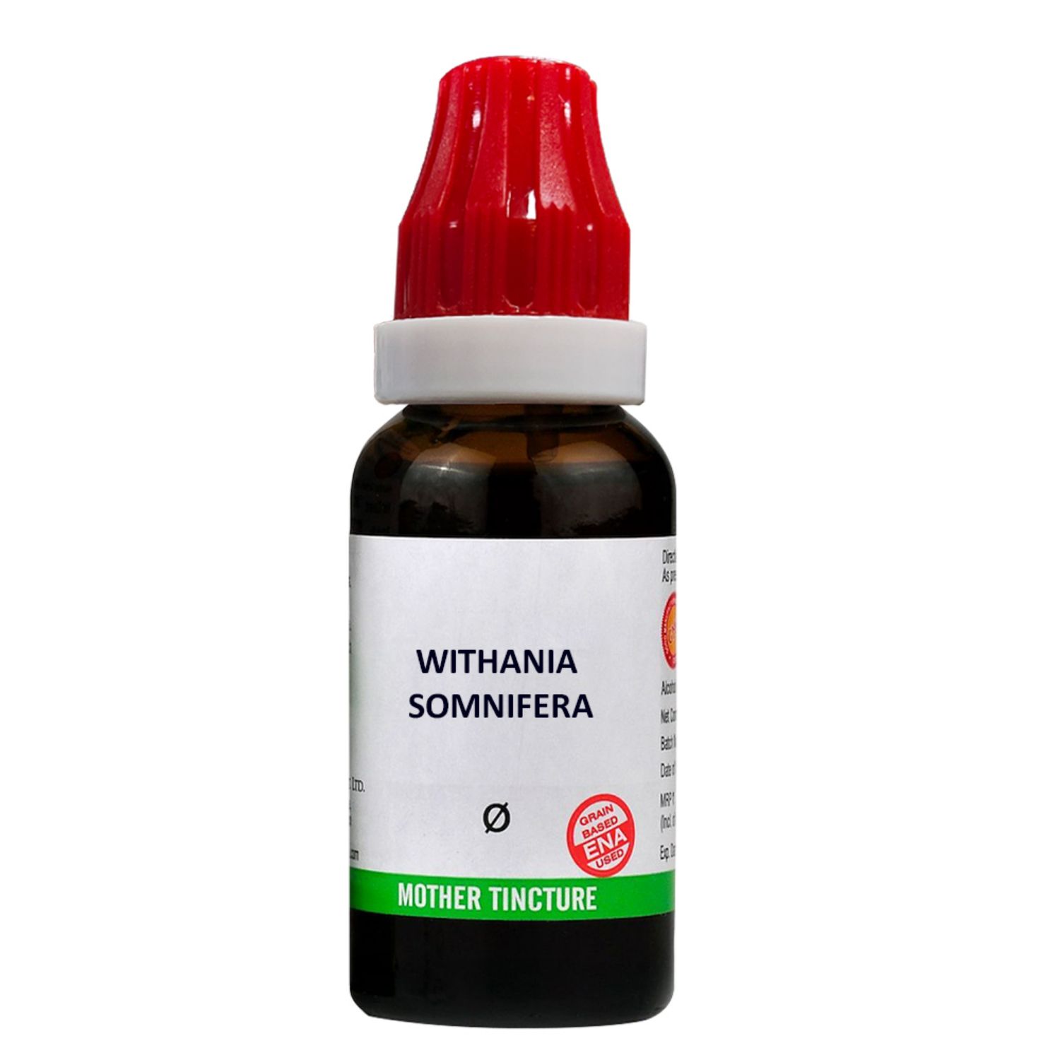 Picture of Bjain Homeopathy Withania Somnifera Mother Tincture Q - 30 ML