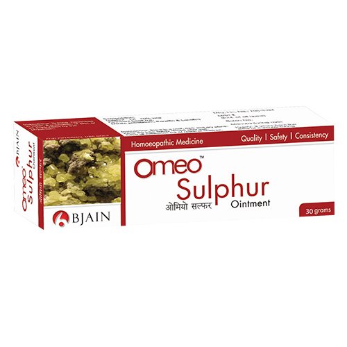Show details for Bjain Homeopathy Omeo Sulphur Ointment - 30 GM Picture of Bjain Homeopathy Omeo Sulphur Ointment - 30 GM