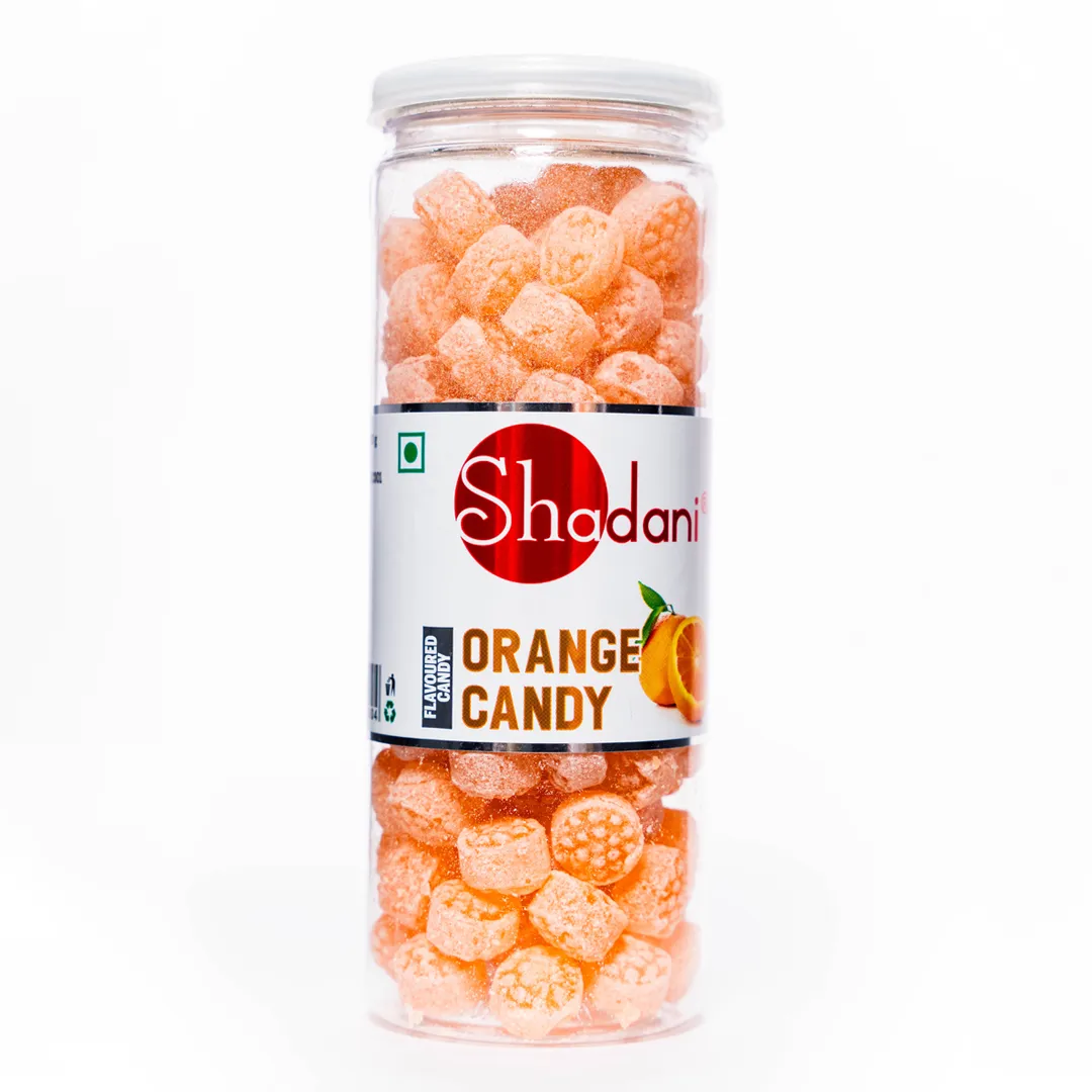 Show details for Shadani Orange Candy - 230 GM Picture of Shadani Orange Candy - 230 GM
