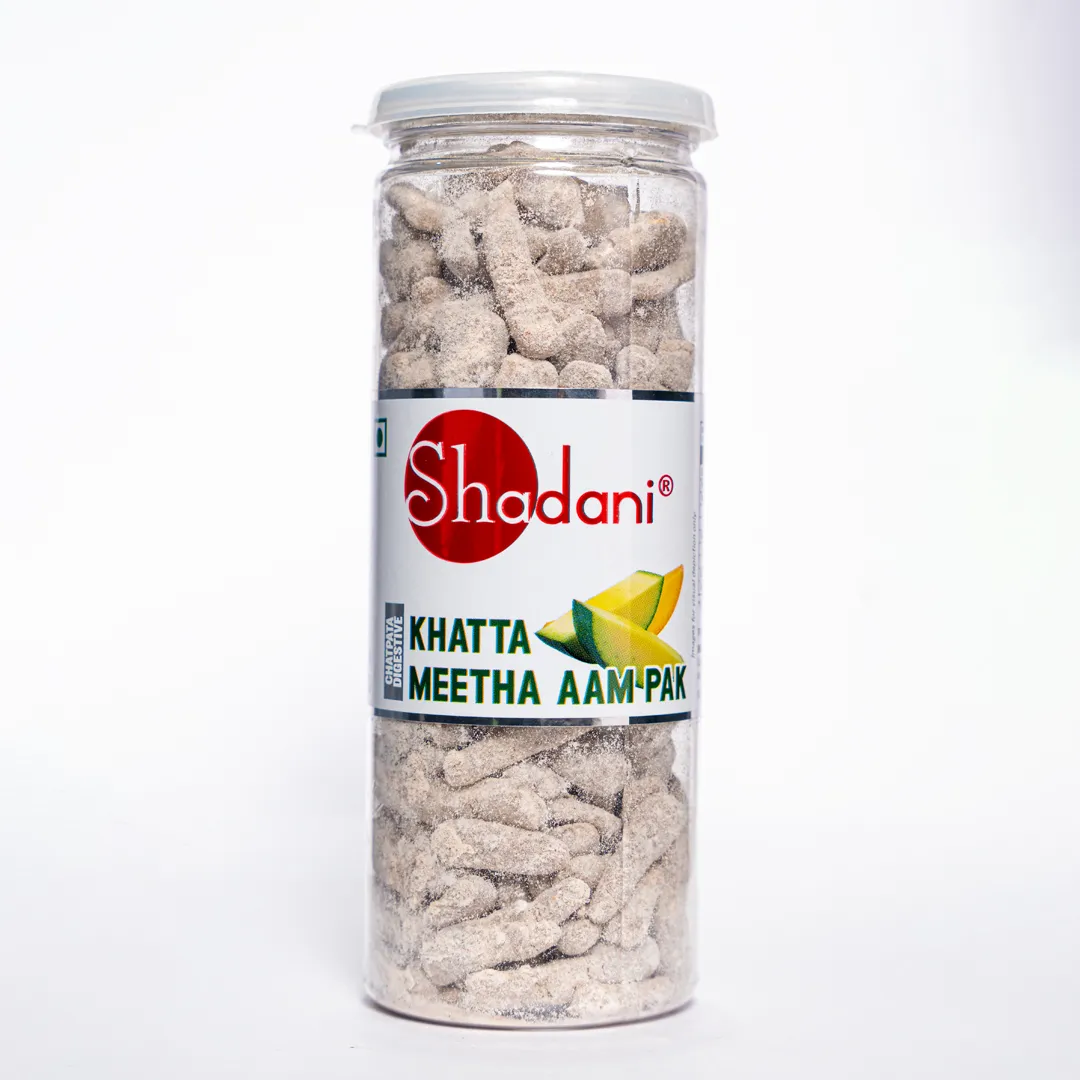 Show details for Shadani Khatta Meetha Aampak - 200 GM Picture of Shadani Khatta Meetha Aampak - 200 GM