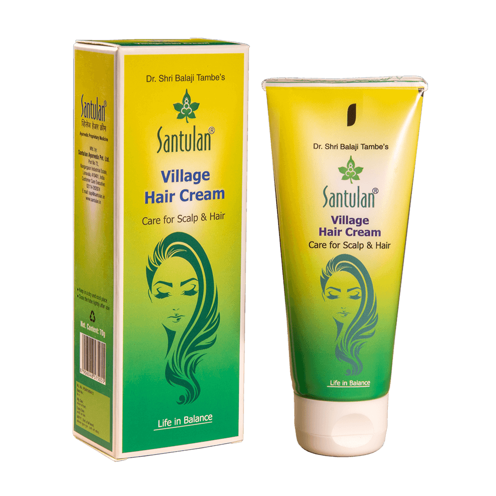 Picture of Santulan Ayurveda Village Hair Cream - 70 GM