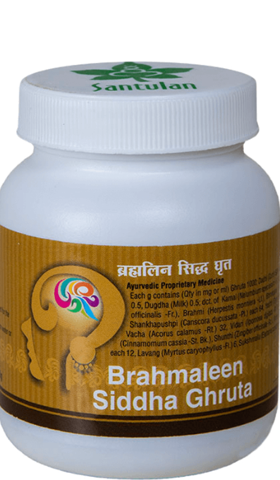 Show details for Santulan Ayurveda Brahmaleen Siddha Ghruta - 150 GM Picture of Santulan Ayurveda Brahmaleen Siddha Ghruta - 150 GM