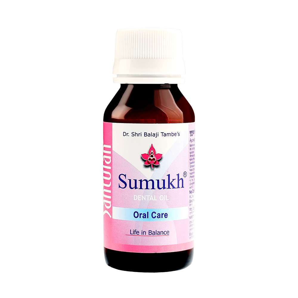 Picture of Santulan Ayurveda Sumukh Dental Oil Oral Care - 50 ML