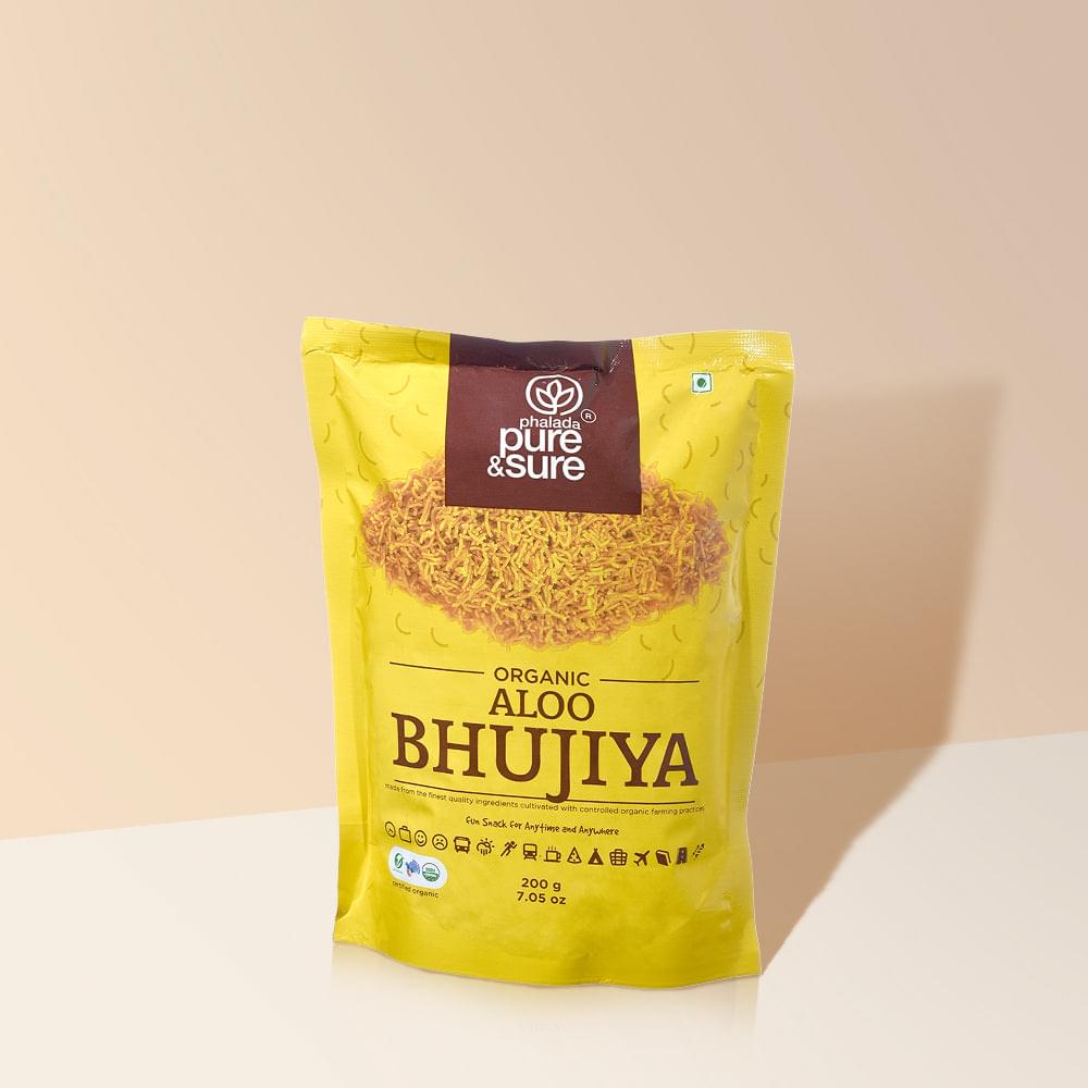 Picture of Phalada Pure & Sure Organic Aloo Bhujiya - 200 GM