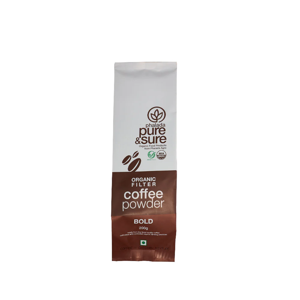 Show details for Phalada Pure & Sure Organic Filter Coffee Powder - Bold - 200 GM Picture of Phalada Pure & Sure Organic Filter Coffee Powder - Bold - 200 GM