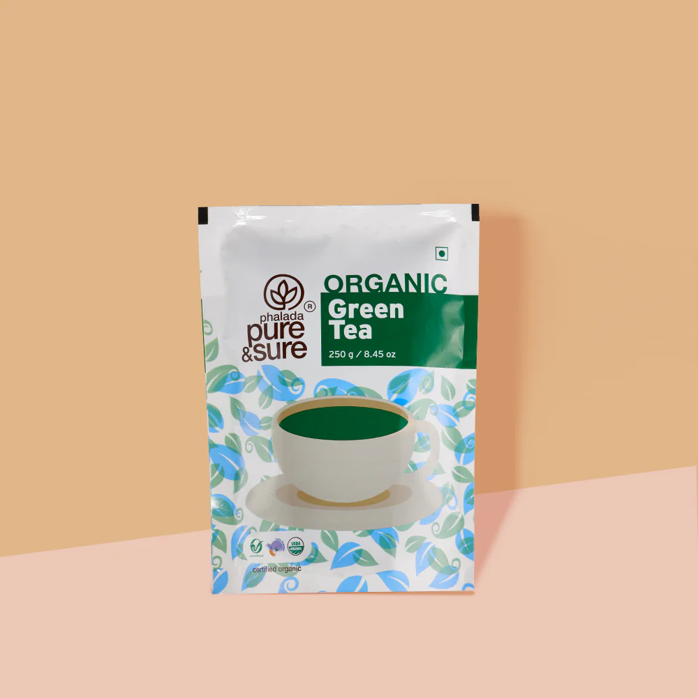 Show details for Phalada Pure & Sure Organic Green Tea - 250 GM Picture of Phalada Pure & Sure Organic Green Tea - 250 GM