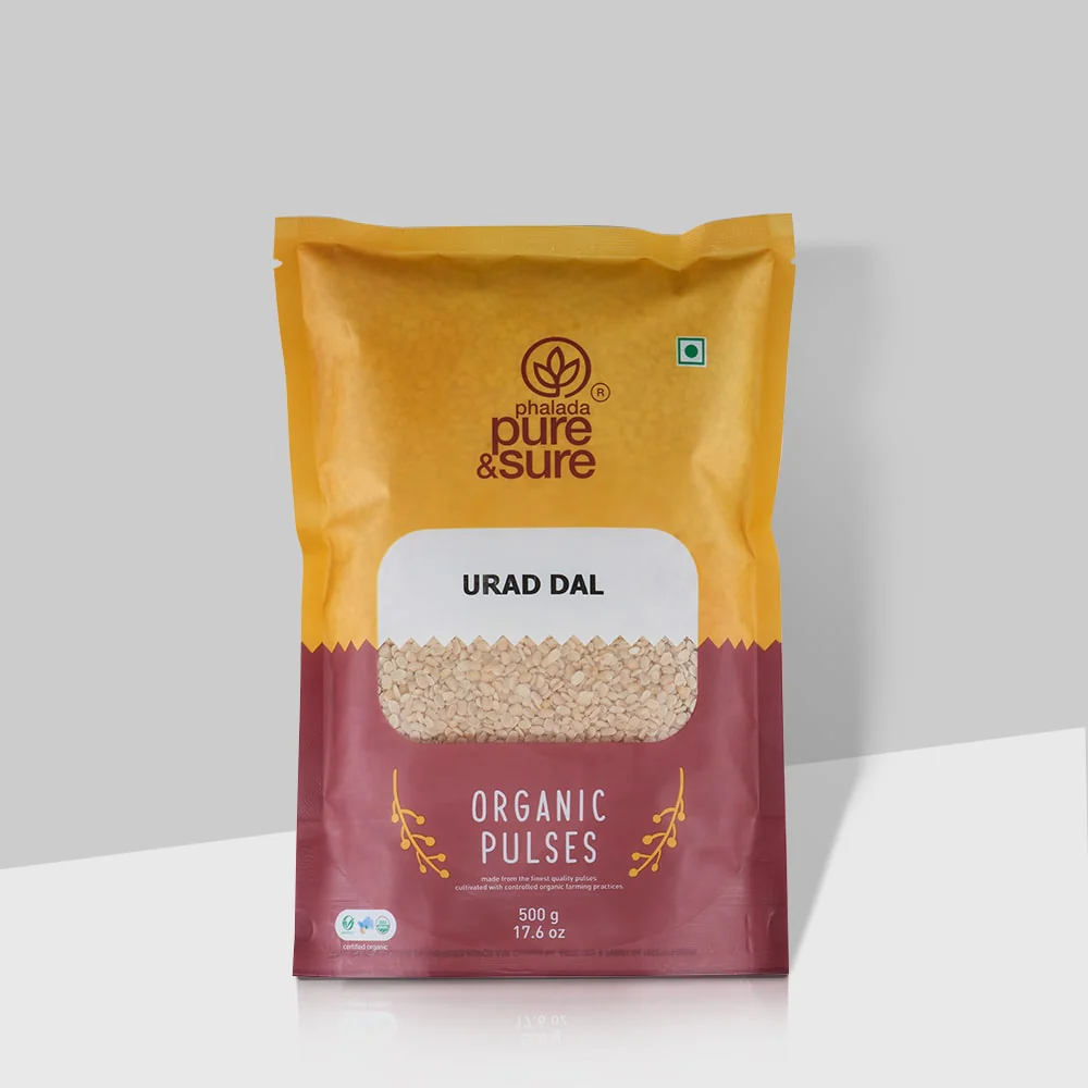 Picture of Phalada Pure & Sure Urad Dal Split Organic Pulses - 500 GM