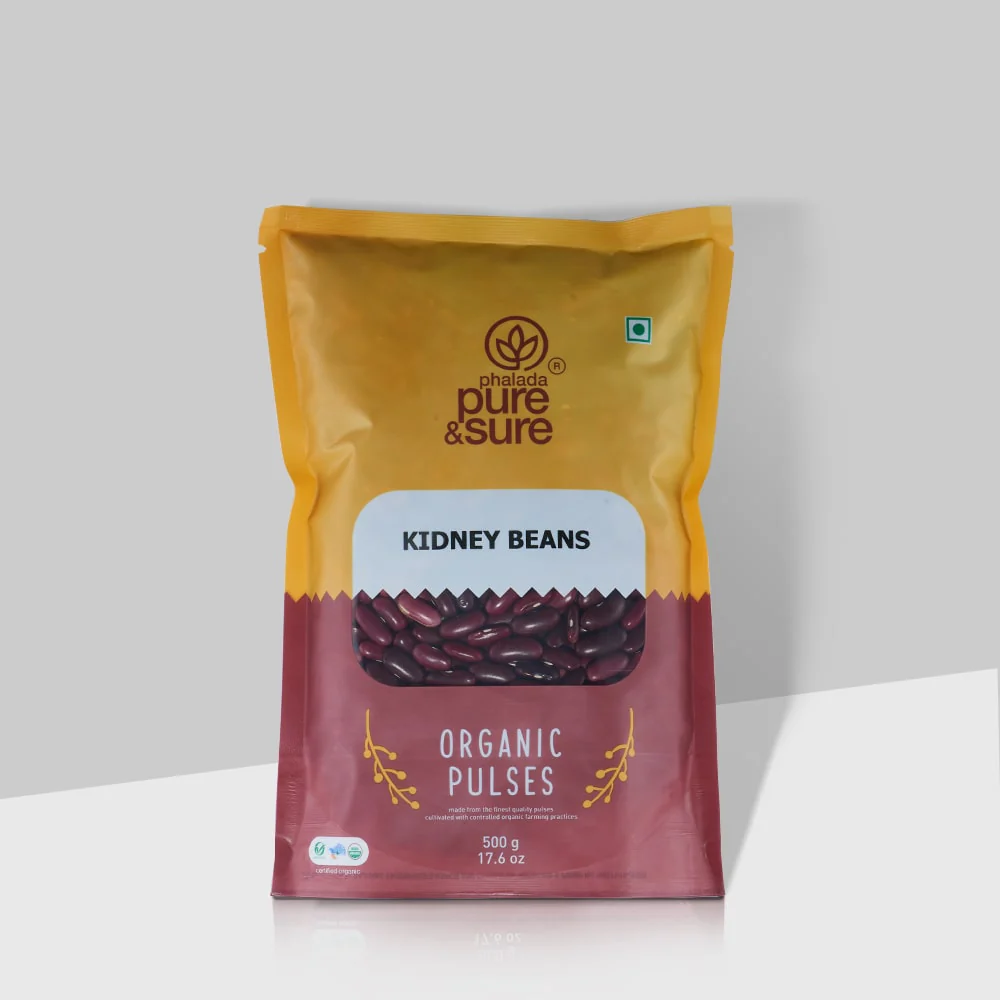 Picture of Phalada Pure & Sure Rajma / Kidney Beans Traditional Organic Pulses - 500 GM