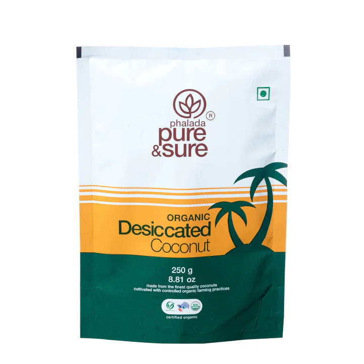 Picture of Phalada Pure & Sure Organic Desiccated Coconut Powder - 250 GM