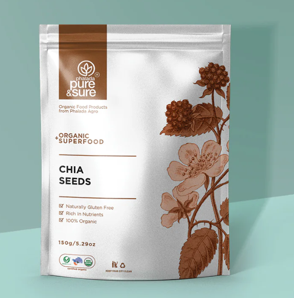 Show details for Phalada Pure & Sure Organic Superfood+ Chia Seeds - 150 GM Picture of Phalada Pure & Sure Organic Superfood+ Chia Seeds - 150 GM