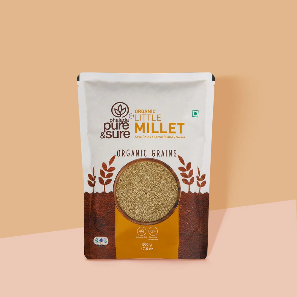 Picture of Phalada Pure & Sure Organic Little Millet - 500 GM