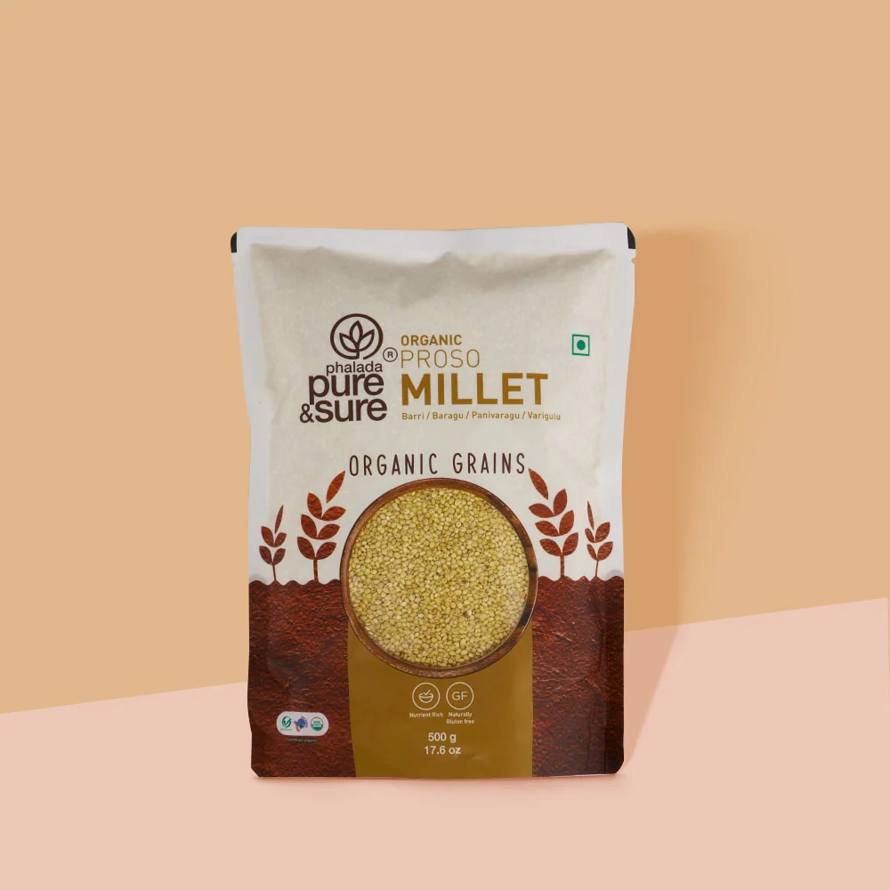 Show details for Phalada Pure & Sure Organic Proso Millet - 500 GM Picture of Phalada Pure & Sure Organic Proso Millet - 500 GM