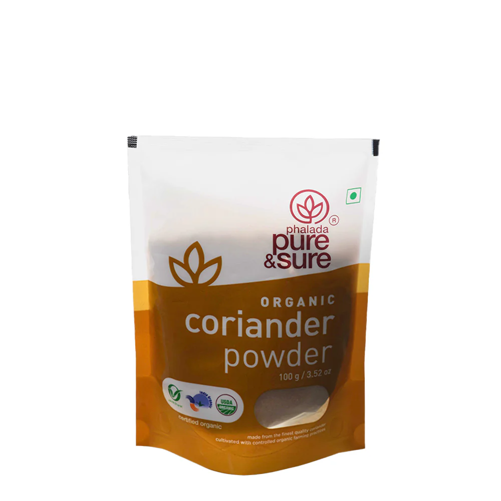 Show details for Phalada Pure & Sure Organic Coriander Powder - 100 GM Picture of Phalada Pure & Sure Organic Coriander Powder - 100 GM