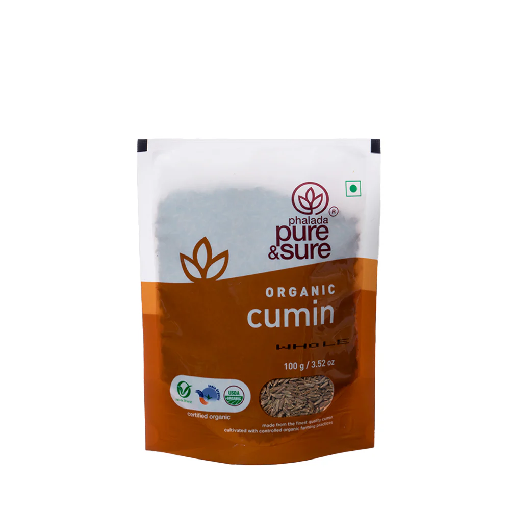 Picture of Phalada Pure & Sure Organic Cumin Whole - 100 GM