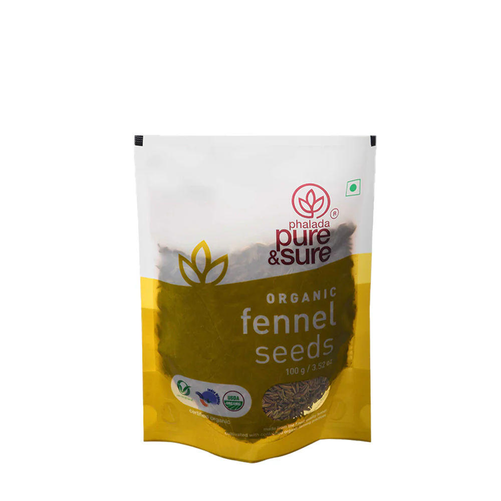 Show details for Phalada Pure & Sure Organic Fennel Seeds - 100 GM Picture of Phalada Pure & Sure Organic Fennel Seeds - 100 GM