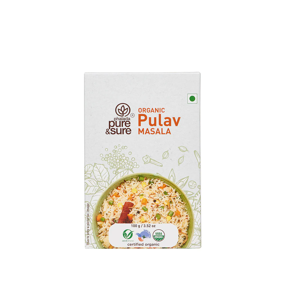 Picture of Phalada Pure & Sure Organic Pulav Masala - 100 GM