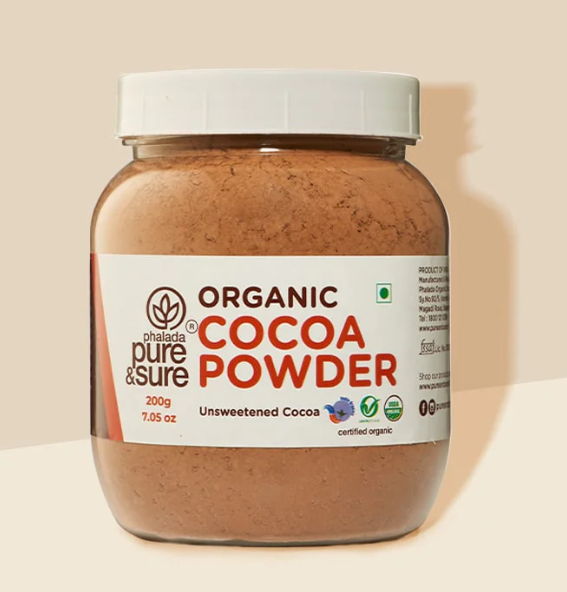 Picture of Phalada Pure & Sure Organic Cocoa Powder - 200 GM