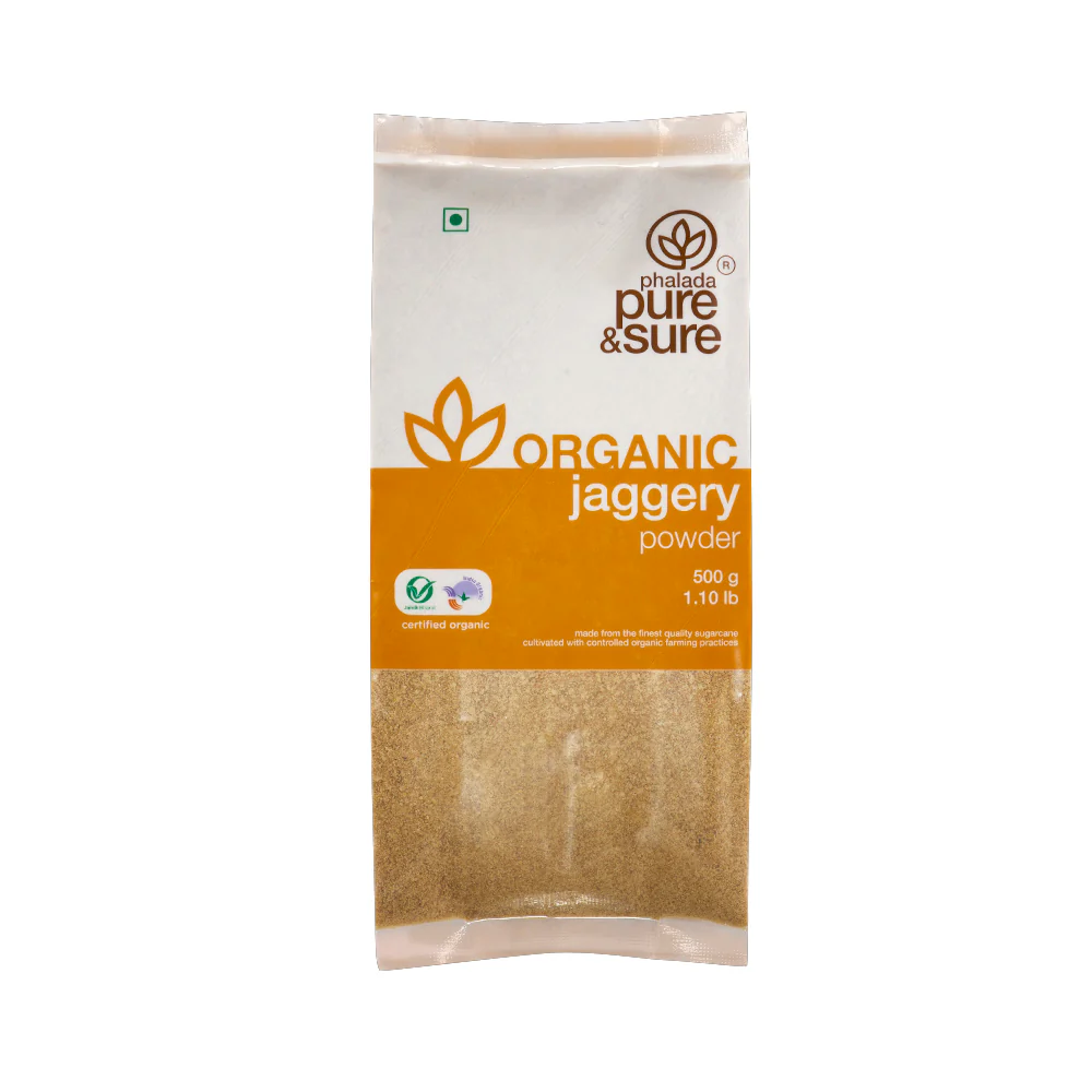 Picture of Phalada Pure & Sure Organic Jaggery Powder - 500 GM