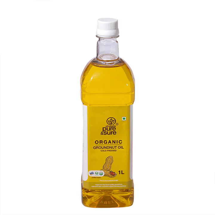 Show details for Phalada Pure & Sure Organic Cold Pressed Ground Nut Oil - 1L Picture of Phalada Pure & Sure Organic Cold Pressed Ground Nut Oil - 1L