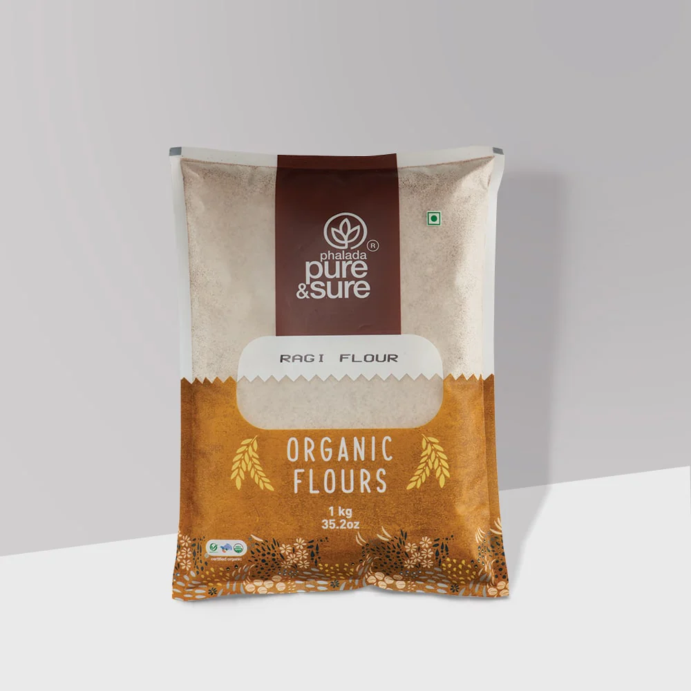 Show details for Phalada Pure & Sure Organic Ragi Flour - 1 KG Picture of Phalada Pure & Sure Organic Ragi Flour - 1 KG