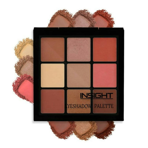 Picture of Insight Cosmetics 9 Color Eyeshadow Pallate - Brown - 13 ML