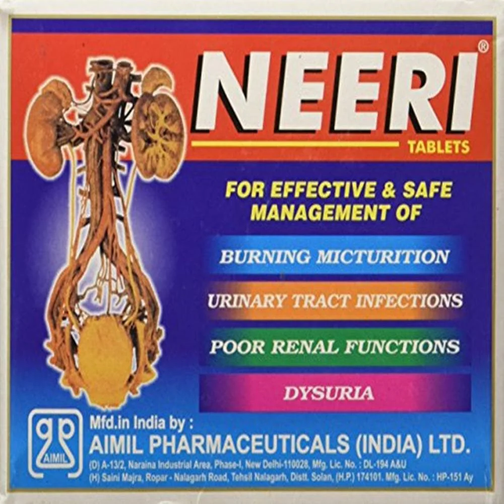 Show details for Aimil Ayurvedic Neeri Tablet - 300 Tabs Picture of Aimil Ayurvedic Neeri Tablet - 300 Tabs