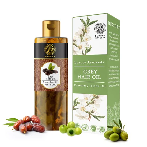 Show details for Buddha Natural Anti Grey Hair Oil - 150 ML Picture of Buddha Natural Anti Grey Hair Oil - 150 ML