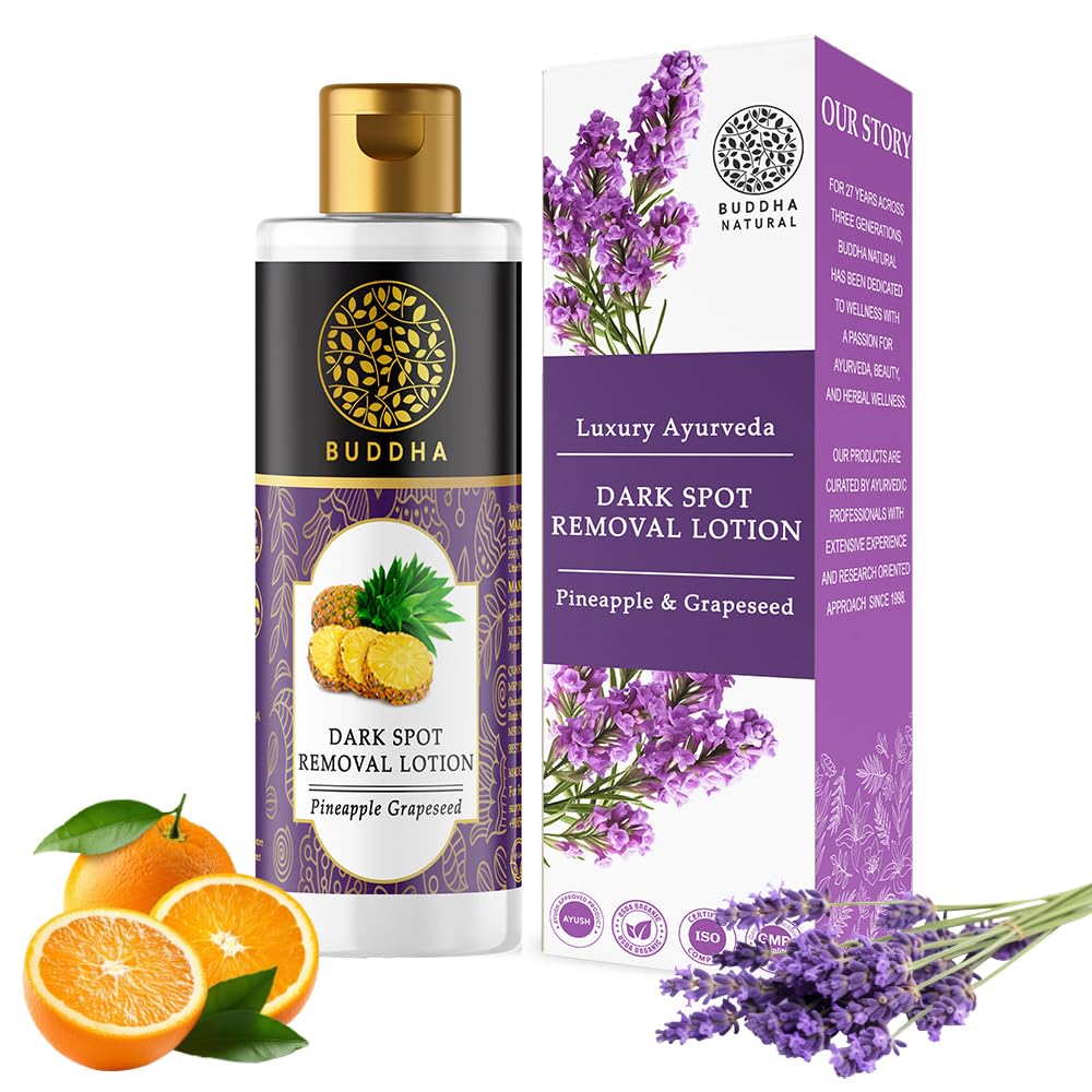 Show details for Buddha Natural Dark Spot Removal Body Lotion - Helps With Brighten & Even skin Tone -150 GM Picture of Buddha Natural Dark Spot Removal Body Lotion - Helps With Brighten & Even skin Tone -150 GM
