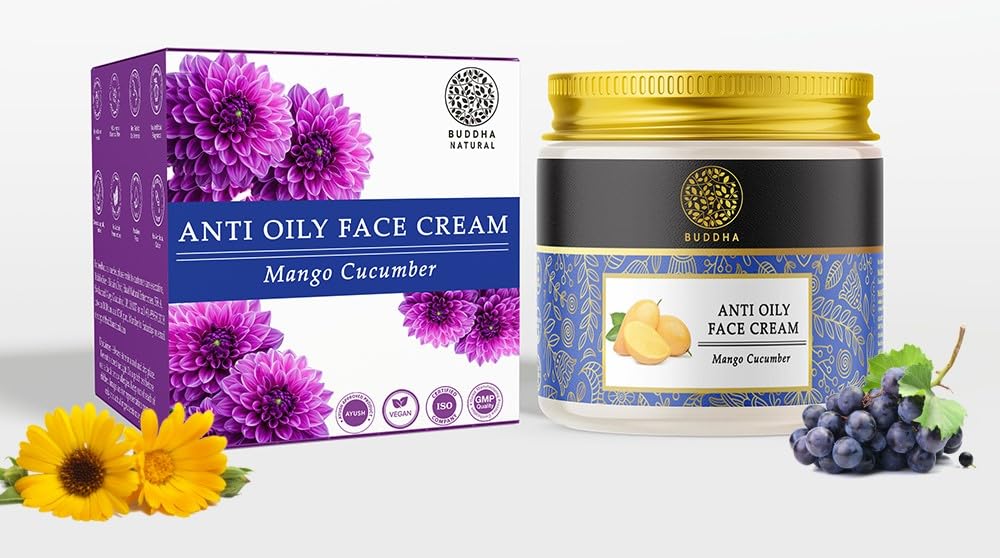 Show details for Buddha Natural Anti Oily Face Cream - For Clear and Radiant Oil Free Skin - 75 GM Picture of Buddha Natural Anti Oily Face Cream - For Clear and Radiant Oil Free Skin - 75 GM
